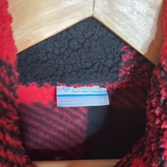 NWT Columbia Women's West Bend Full Zip Red Lily Check Print Size Medium - Picture 9 of 13